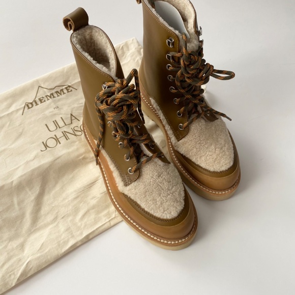 Ulla Johnson shearling leather boots - Picture 10 of 11